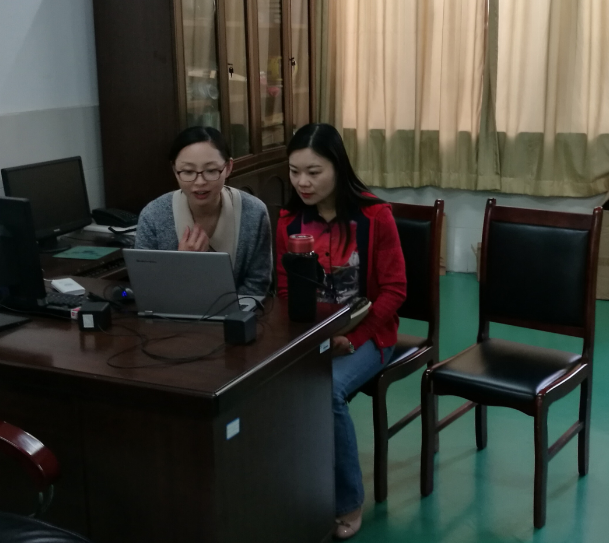 美国奇诺学区与我校开展国际教育交流视频会议